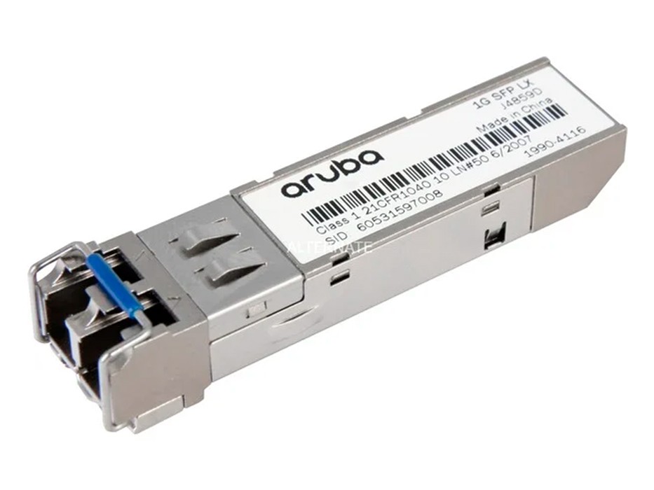 HPE ARUBA MÓDULO DE TRANSCEPTOR SFP MINI GBIC GIGE