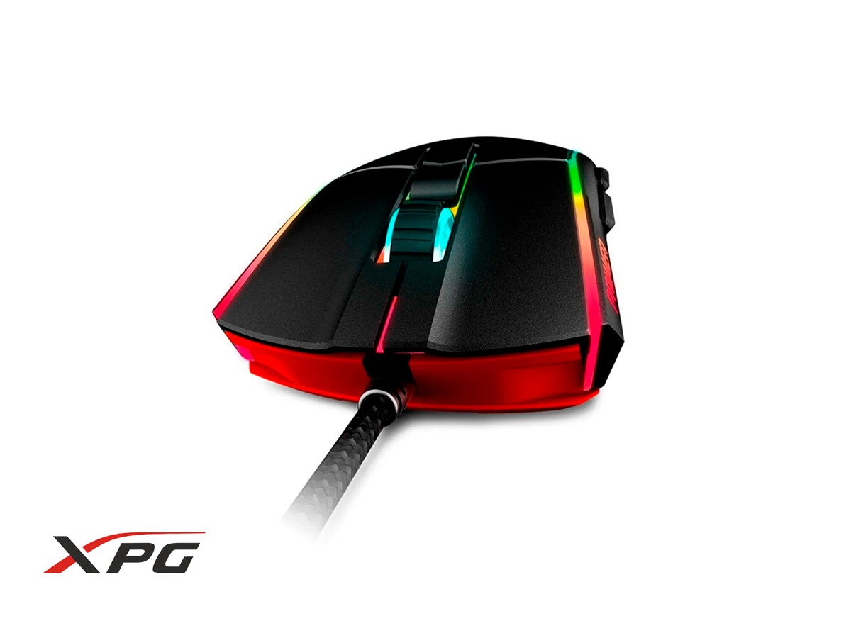 Mouse Xpg Primer Gaming Primer Bkcww Hasta 12000 Dpi 3 Botones Rgb