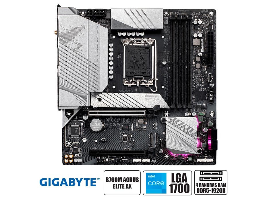 Placa Madre Gigabyte B M Aorus Elite Ax B M Aorus Elite Ax Socket