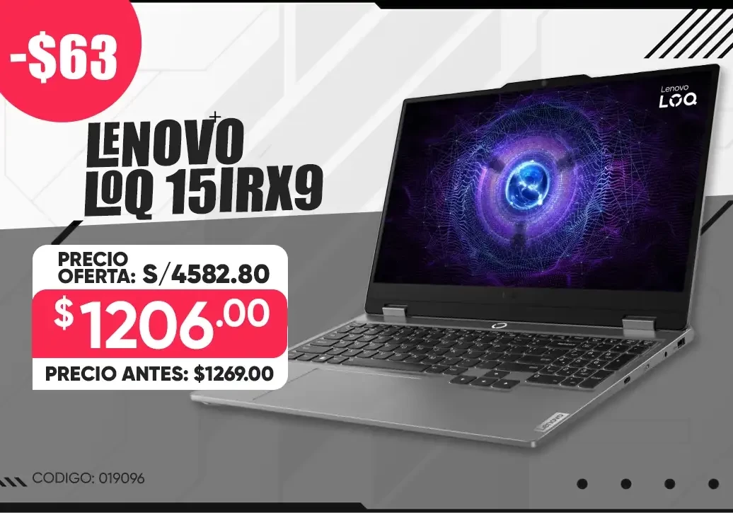 Laptop Lenovo Core I7-13650hx Loq 15irx9 Gaming