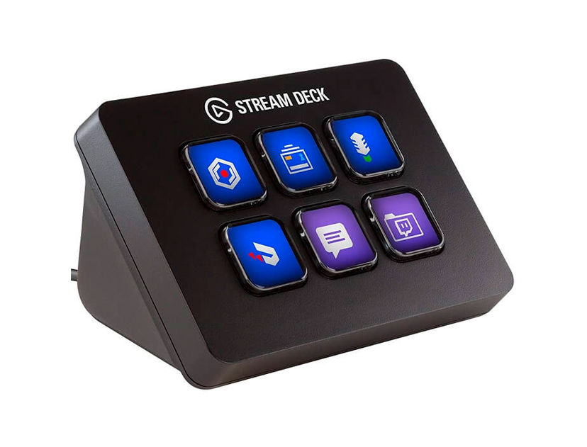 Teclado Mini P/ Stream Deck Elgato ( 10gai9901 ) 6 Teclas Lcd Personalizables