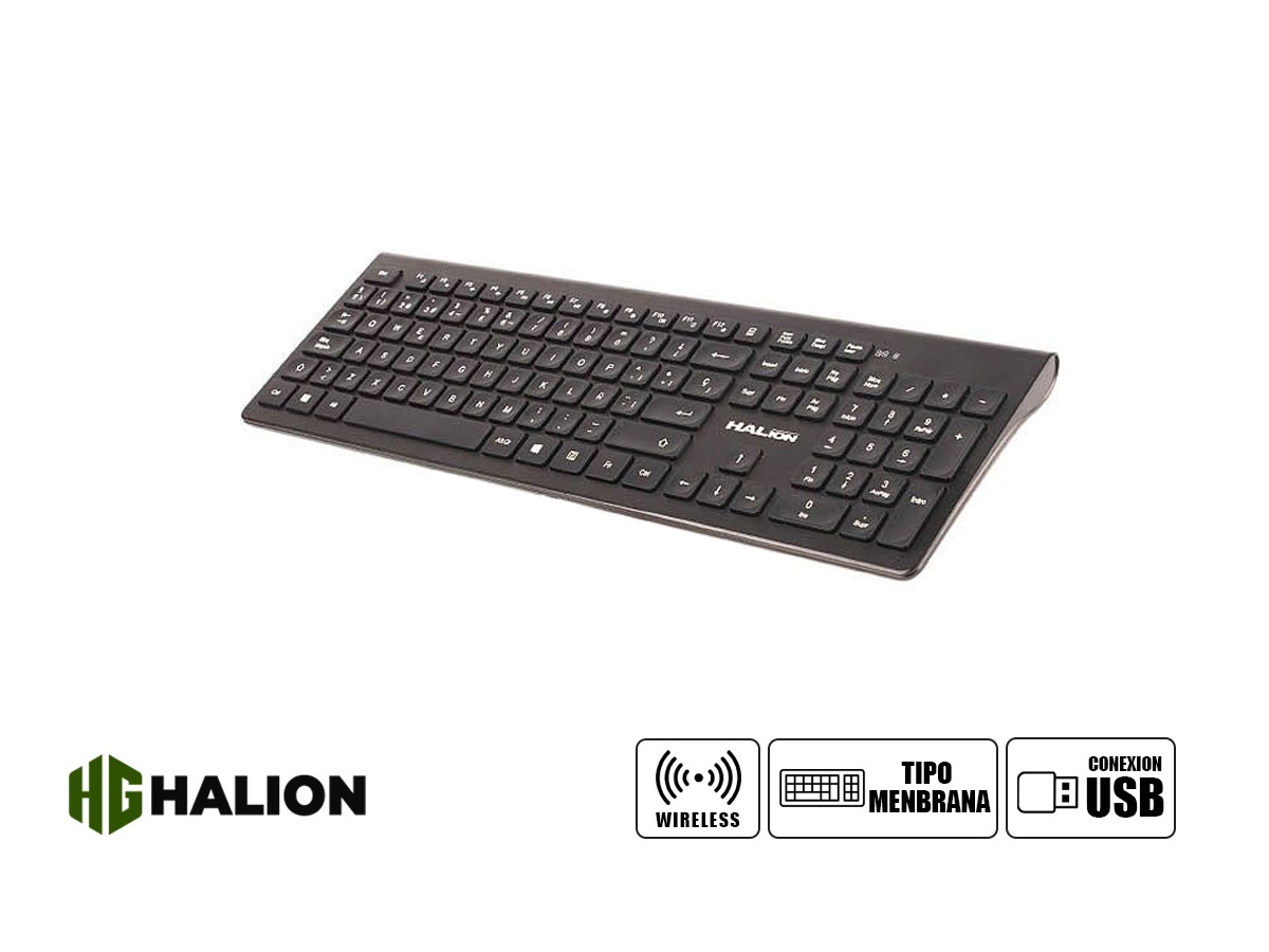 Teclado inalambrico online halion