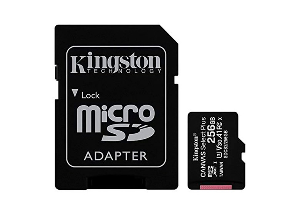 Memoria Micro Sd Kingston 256gb (sdcs2/256gb) C/card Adaptador, Tarjeta Sd