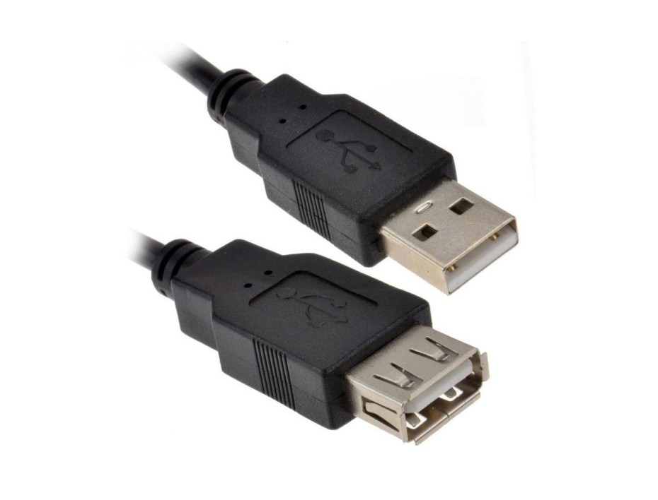 Cable De Puerto Usb 2.0 Macho -- A -- Puerto Usb 2.0 Hembra, Cable De 5 Metros, Color Negro (usb M- Usb 5m H Gen)