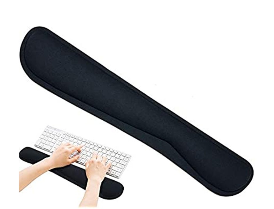 Almohadilla 1stplayer ReposamuÑeca Para Teclado TamaÑo Completo, Material Superficie+base De Pvc, Interior De Fibra+espuma ViscoelÁs (kw1)