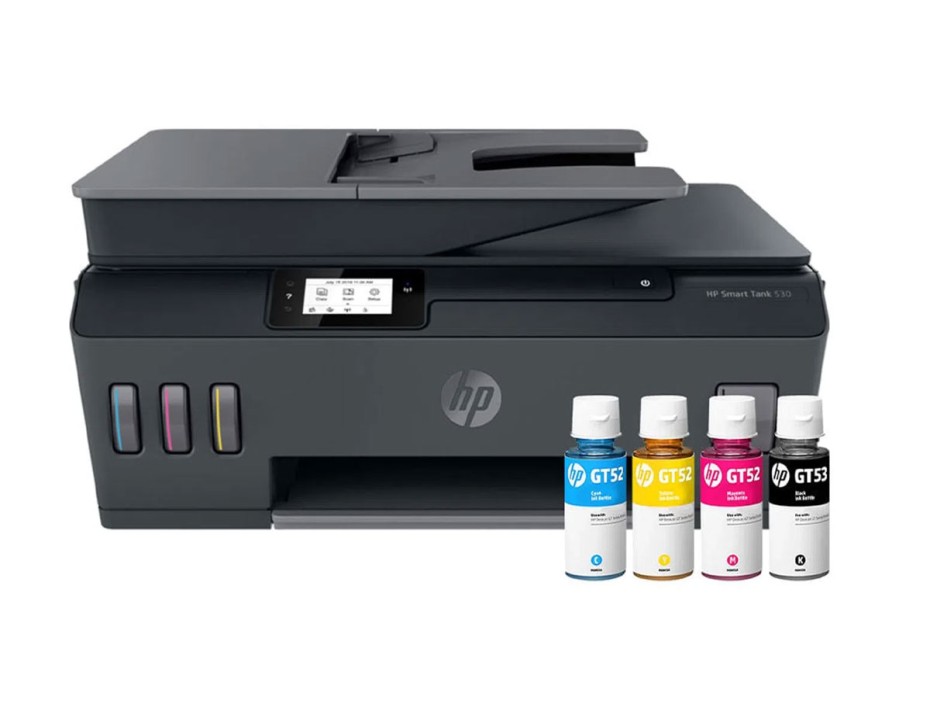 Impresora Hp Multifuncional Smart Tank 530, Imprime Escanea Copia Add Y Conexion Inalambrica (4sb24a#aky)