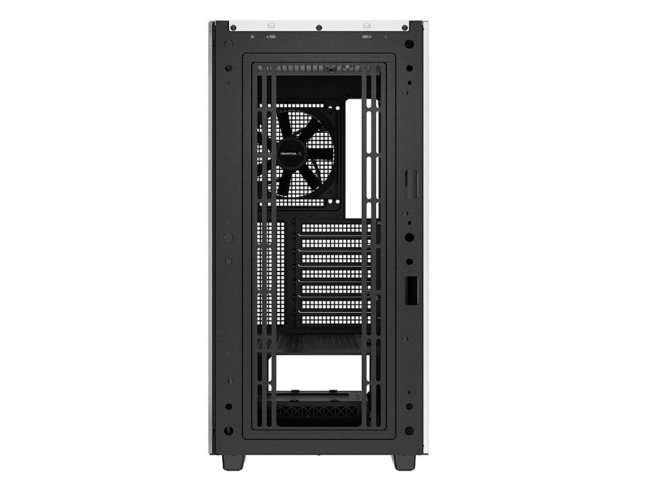 Case Deepcool Ch510 Wh S/fuente (r-ch510-whnne1-g-1) Panel De Vidrio, 1 Ventilador, Blanco