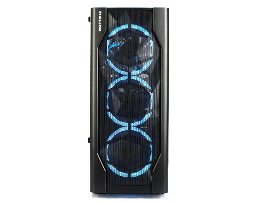 CASE HALION SPARTA 848 ( HA-SPARTA 848 ) 500W | 1 PANEL VIDRIO | 4 COOLER FAN | LED