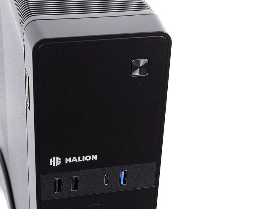 Case Mini Halion Slim Supra S615 Fuente 350w (s615 Pro) Negro