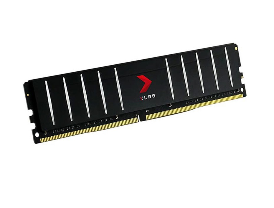 MEMORIA RAM PNY DDR4 8GB, FRECUENCIA 3200 MHZ, XLR8 UDIMM NEGRO, PARA PC DE ESCRITORIO (MD8GD4320016LP)