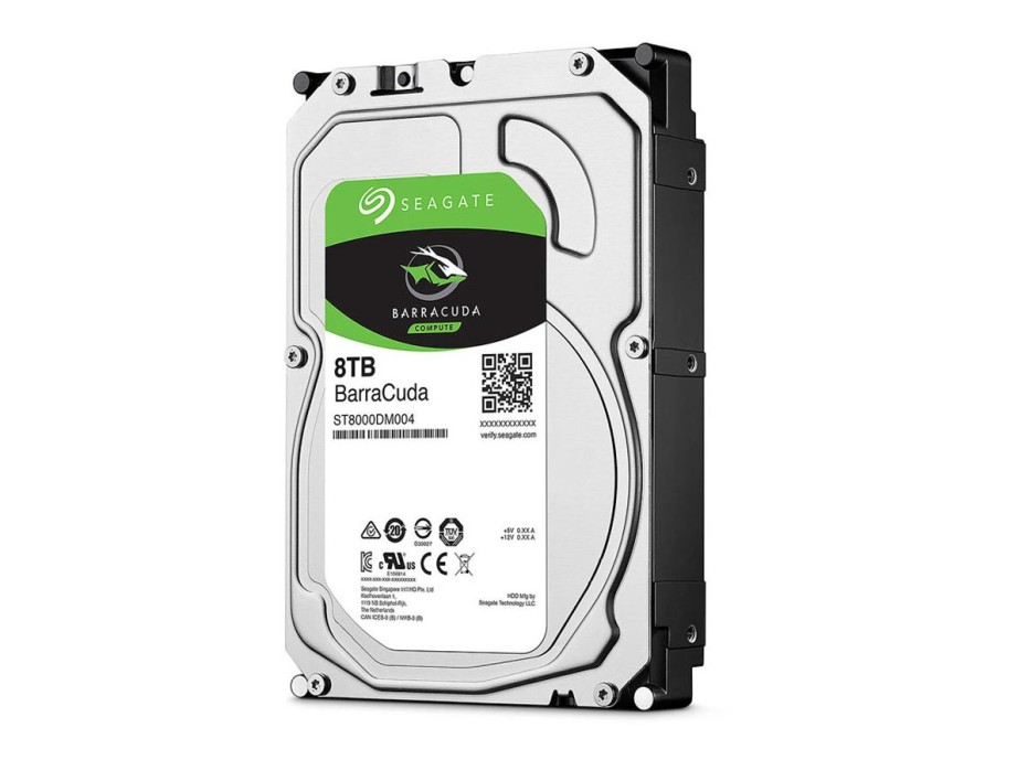 Disco Duro Seagate 8tb Barracuda (st8000dm004) Cache De 256mb, 5400 Rpm, 3.5", Sata 6, Para Pc De Escritorio, Verde