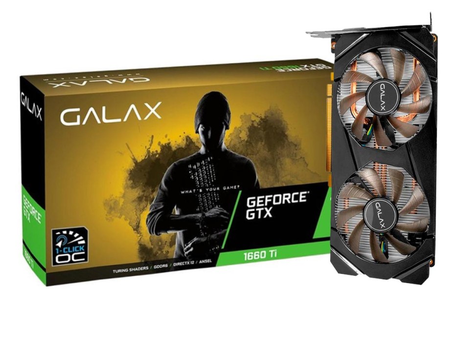 TARJETA DE VIDEO GALAX GTX 1660 TI 6GB GDDR6 GEFORCE NVIIDIA 192