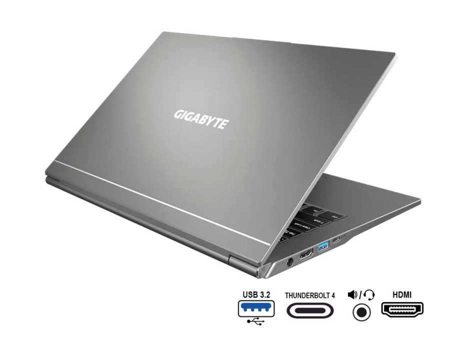 Laptop Gigabyte Core I7-1195g7 U4 Gamer (u4 Ud-70us823so) Pantalla 14" Fhd, Ram 16gb, Ssd M.2 512gb, Win11, Es., 11gen.