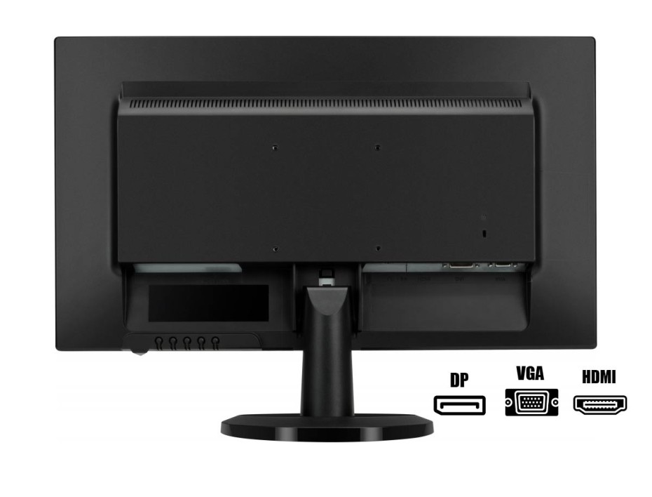 MONITOR HP 23.8 PULGADAS , FULL HD N246V, RESOLUCION 1920 X 1080, PUERTO 1 VGA 1 HDMI 1 DVI, FRECUENCIA 60HZ, 5MS (N246V)