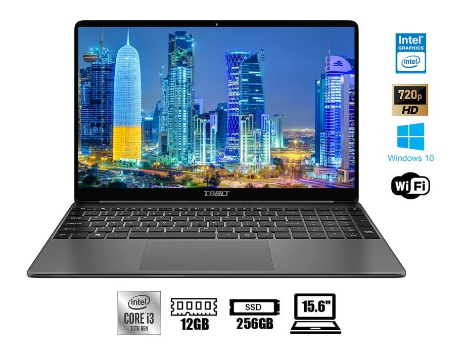 Laptop Teclast Core I3 1005g1 Tb04 F15 Pro (6940709683439) Pantalla 15.6" Hd, Ram 12gb, Ssd 256gb, Windows 10, Us., 10gen.