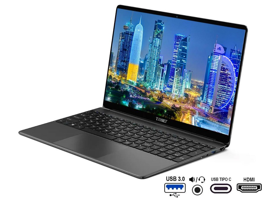 Laptop Teclast Core I3 1005g1 Tb04 F15 Pro (6940709683439) Pantalla 15.6" Hd, Ram 12gb, Ssd 256gb, Windows 10, Us., 10gen.