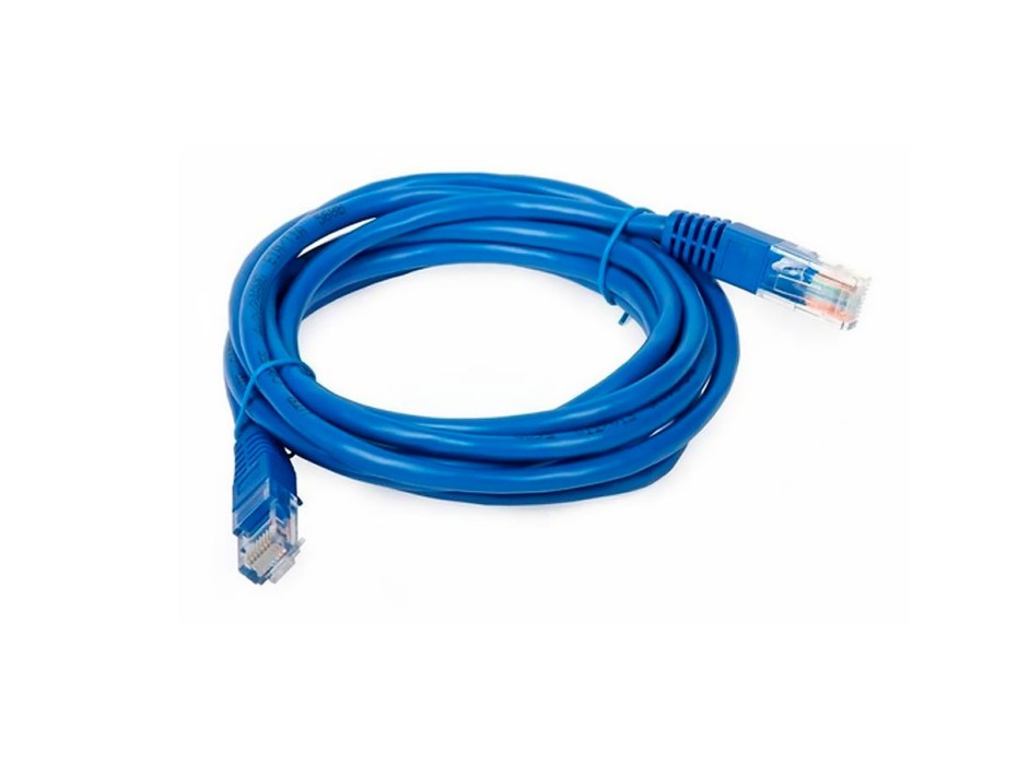 Cable Conector De Internet De Alta Velocidad Generico Cat. 6e, Cable De 3 Metros, Color Azul (rj-45 - A - Rj-45)