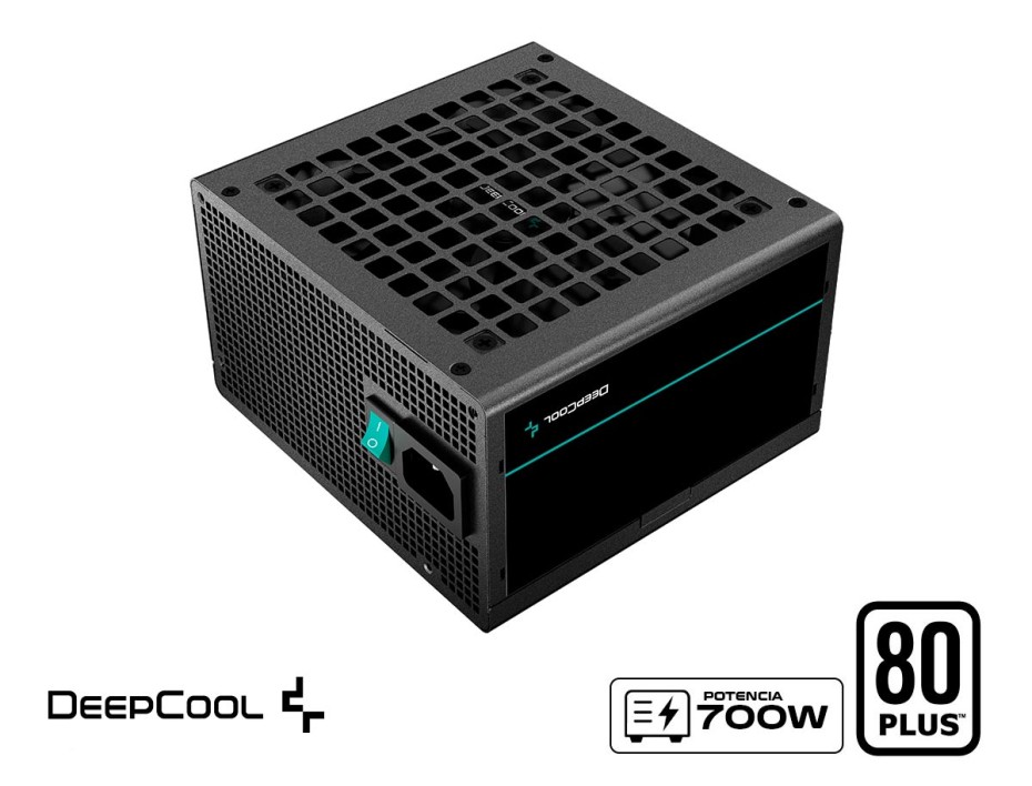 FUENTE DEEP COOL 700W, PF700, 80 PLUS - ATX 80 WHITE NO MODULAR NEGRO (PF700DN650)