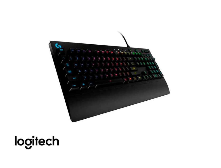 Teclado Gamer Logitech G213 Prodigy (920-008084) Semi Mecanico, Led Rgb