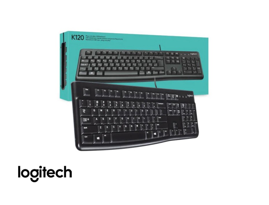 Teclado Logitech K120 (920-004422) Membrana