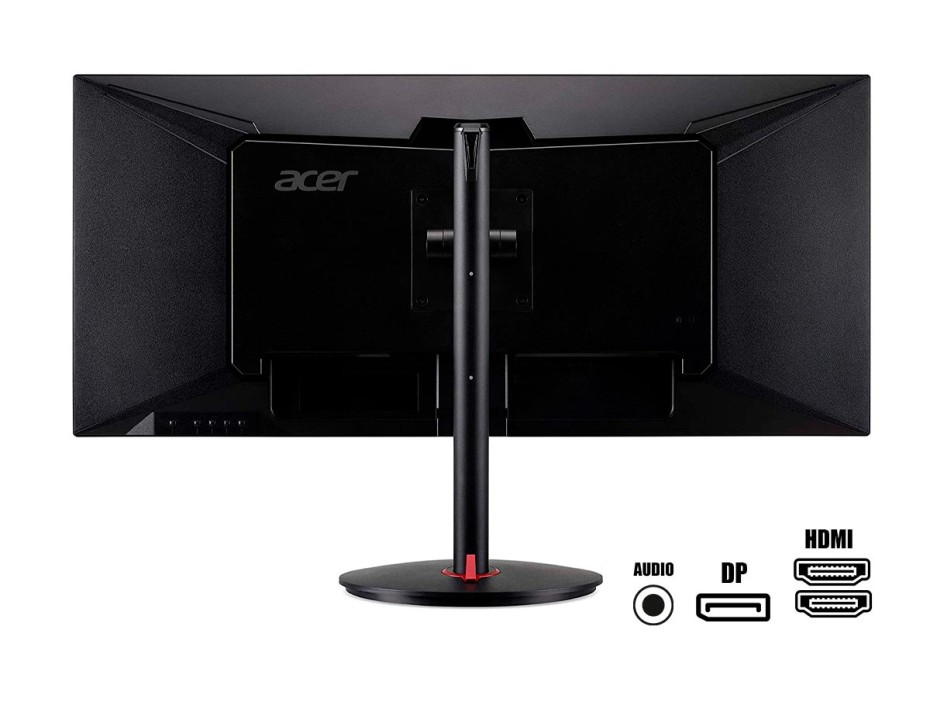 MONITOR ACER 34 PULGADAS, GAMING LED NITRO XV340CK IPS, 3440 X 1440, PUERTO 2 HDMI DISPLAYPORT, 1MS (UM.CX0AA.P05)