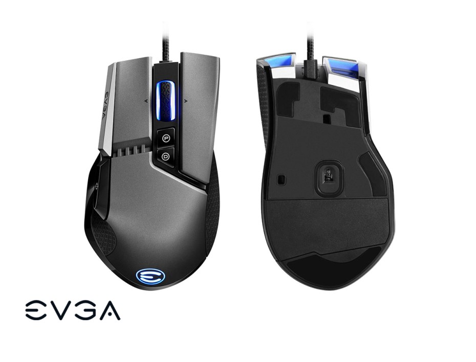 Mouse Evga X17 Gaming (903-w1-17gr-kr) Hasta 16.000 Dpi, 10 Botones, Rgb, Gris