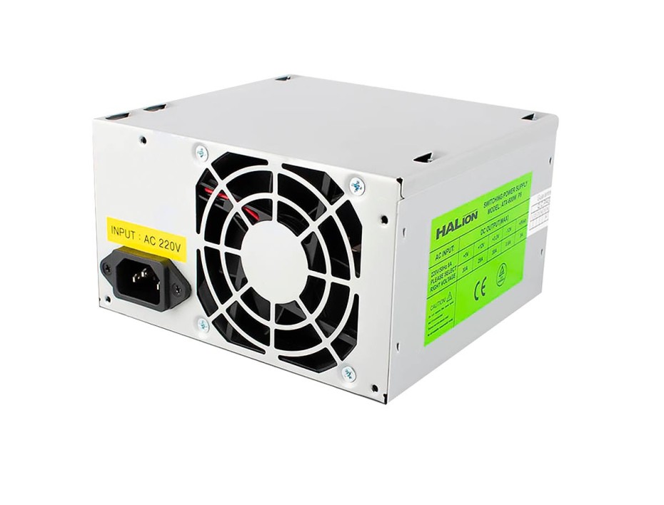 Fuente De Poder Halion 600w Atx600 (atx-600w-p8) Atx, No Modular, Gris