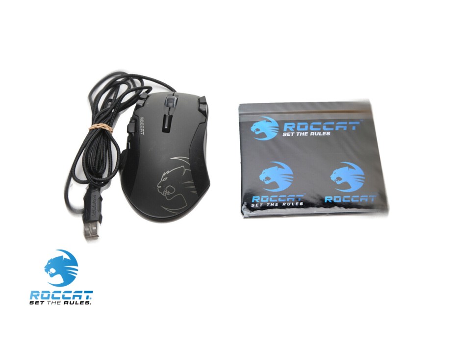 Mouse Roccat Tyon Gaming (roc-11-850-am) Hasta 8200 Dpi, 16 Botones Programables, Rgb, Negro