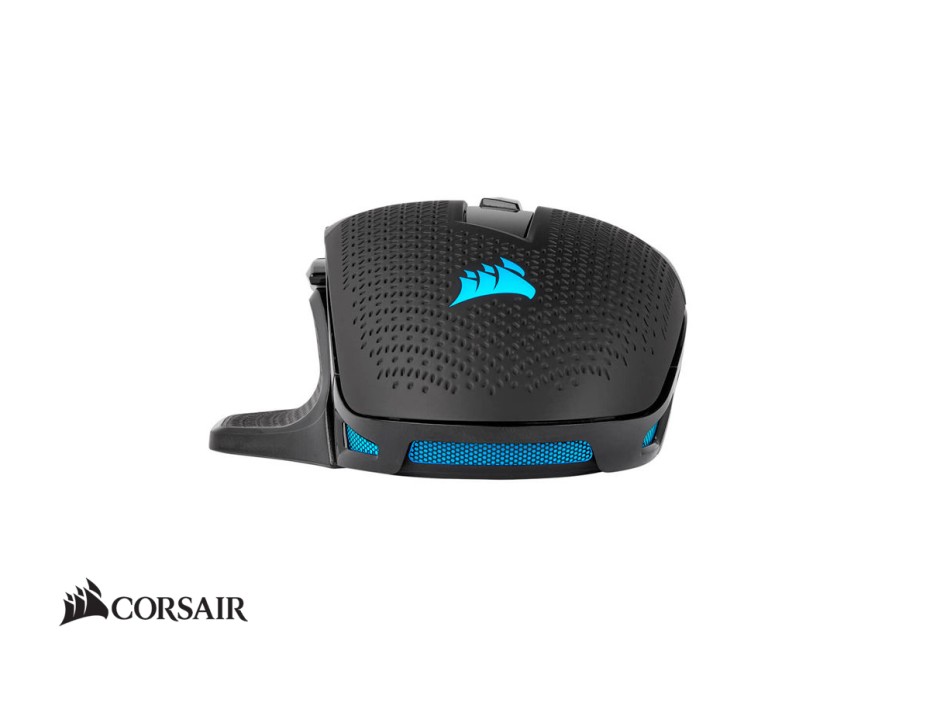 Mouse Corsair Nightsword Rgb Gaming (ch-9306011-na) Hasta 18.000 Dpi, 8 Botones Programables, Rgb, Negro