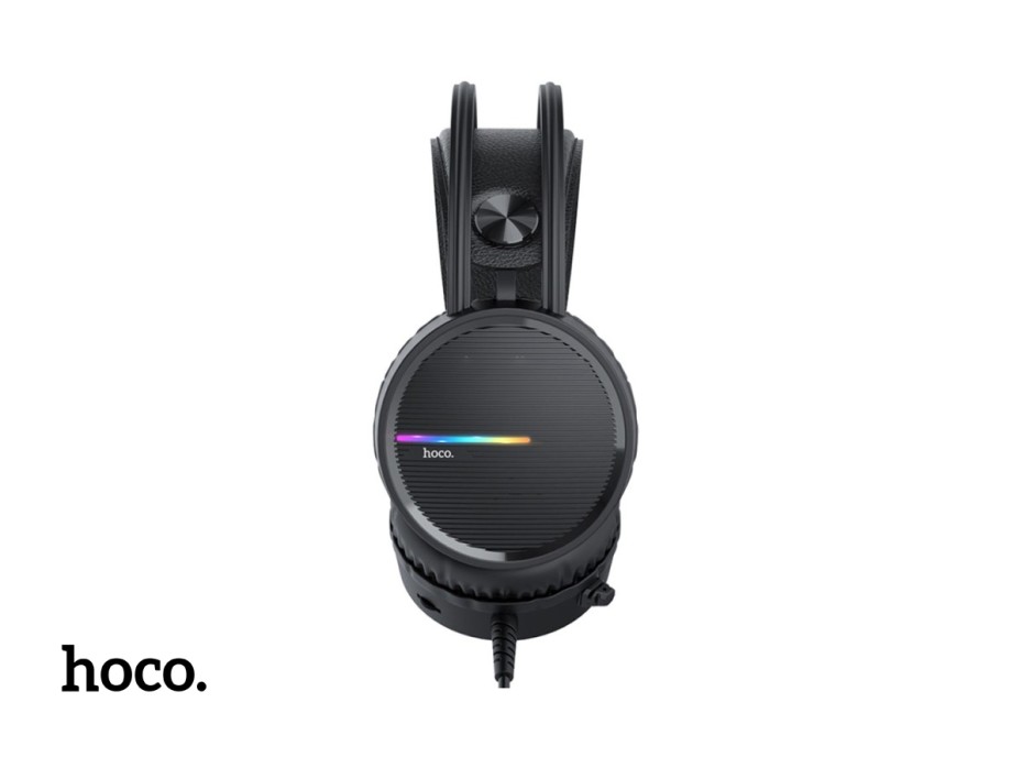 Auricular Hoco W100 Gaming (w100) Con Microfono, Interfaz Usb, Negro