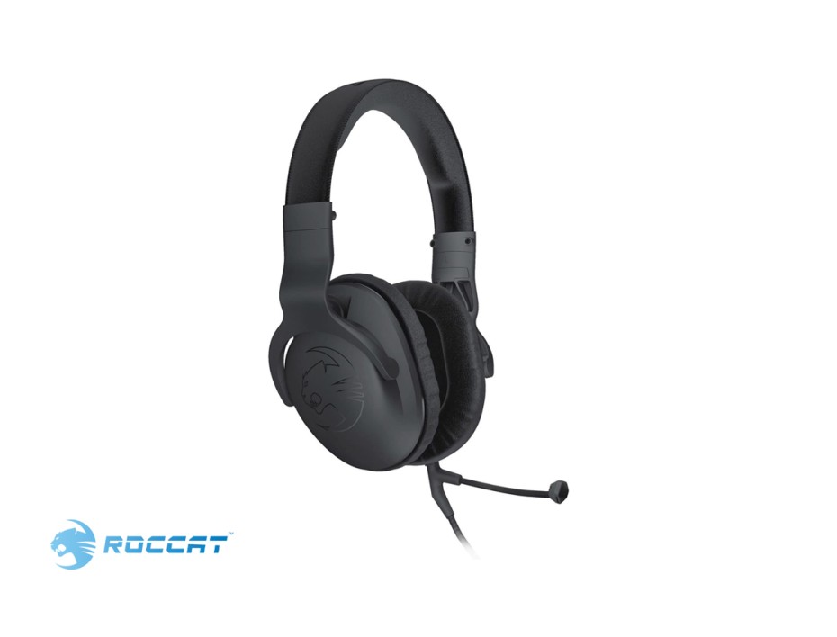 Auricular Roccat Cross Gaming (roc-14-510) Con Microfono, Interfaz Jack 3.5 Mm, Negro