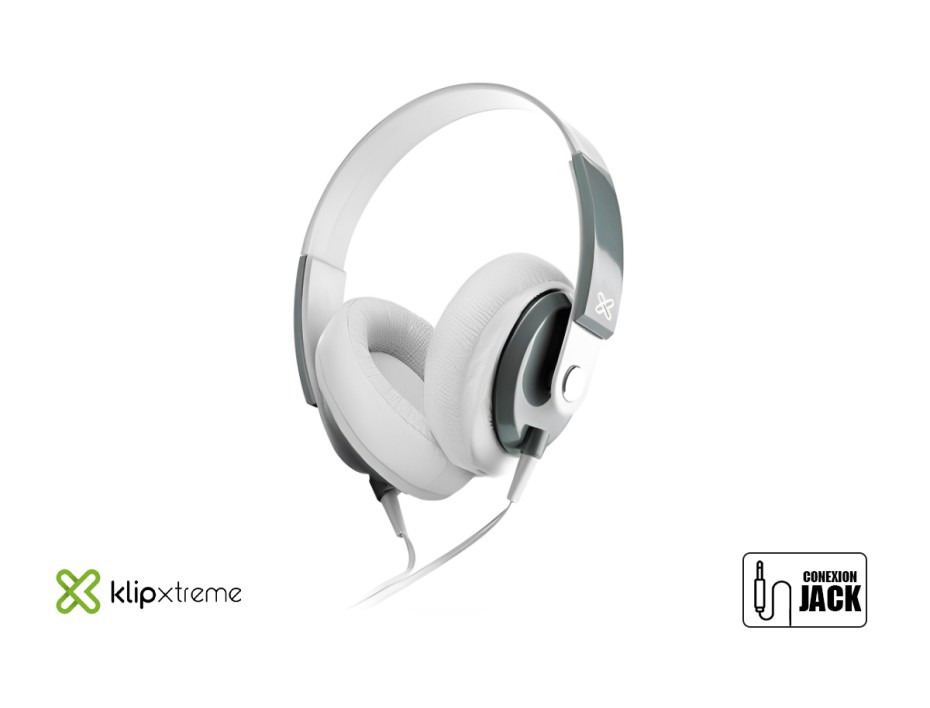 Auricular Klip Xtreme Obsession (khs-550wh) Con Microfono, Blanco