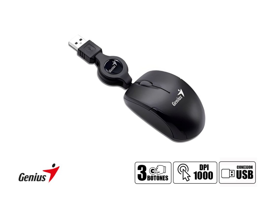 Mouse Avatec Retractil (cms-2097pk) Retractil