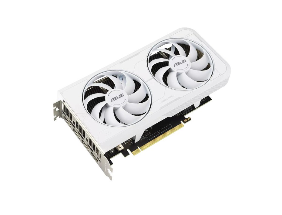 TARJETA DE VIDEO ASUS RTX 3060 TI OC 8GB GDDR6 NVIDIA DUAL WHITE 256 BITS (90)