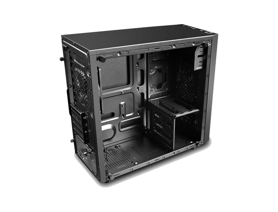 Case Deepcool Matrexx 30 S/fuente (dp-matx-matrexx30) Panel De Vidrio, 1 Ventilador, Negro