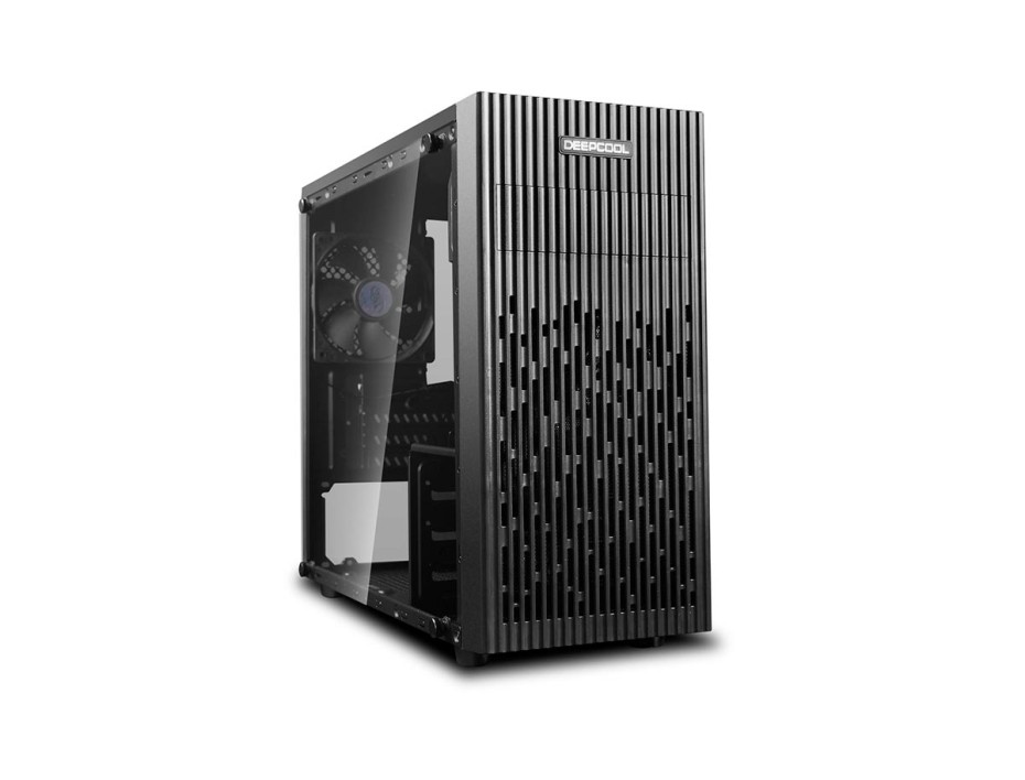 Case Deepcool Matrexx 30 S/fuente (dp-matx-matrexx30) Panel De Vidrio, 1 Ventilador, Negro