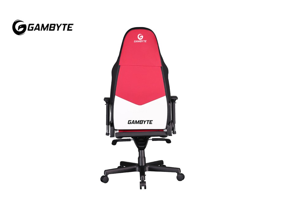 Silla Gambyte Premium ( Vg01- 19- Gbe ) Gaming | Roja C/ Blanco+negro