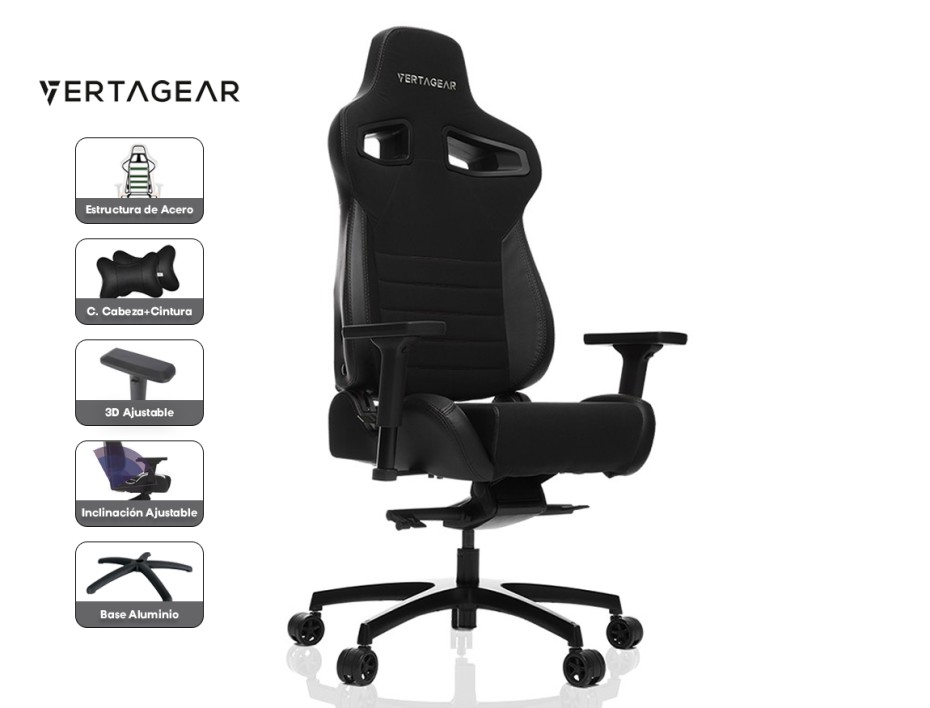 Silla Vertagear Pl4500 Racing Series ( Vg-pl4500_bk ) Caja | Negro | Upgrade