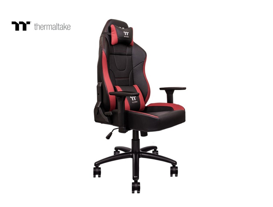 Silla Thermaltake U Comfort ( Ggc-uco-brlwds-01 ) | Gaming | Pvc | Negro C/ Rojo