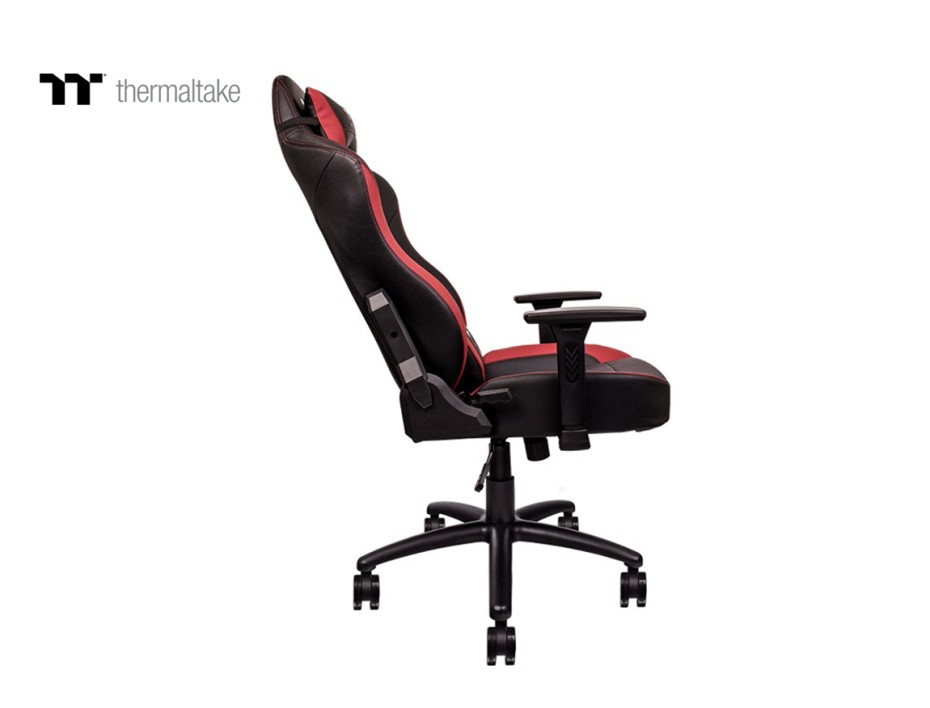 Silla Thermaltake U Comfort ( Ggc-uco-brlwds-01 ) | Gaming | Pvc | Negro C/ Rojo