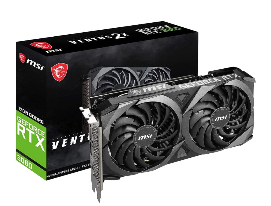 Tarjeta De Video Msi Rtx3060 Ventus 2x Oc 12gb Gddr6 Nvidia 192bits