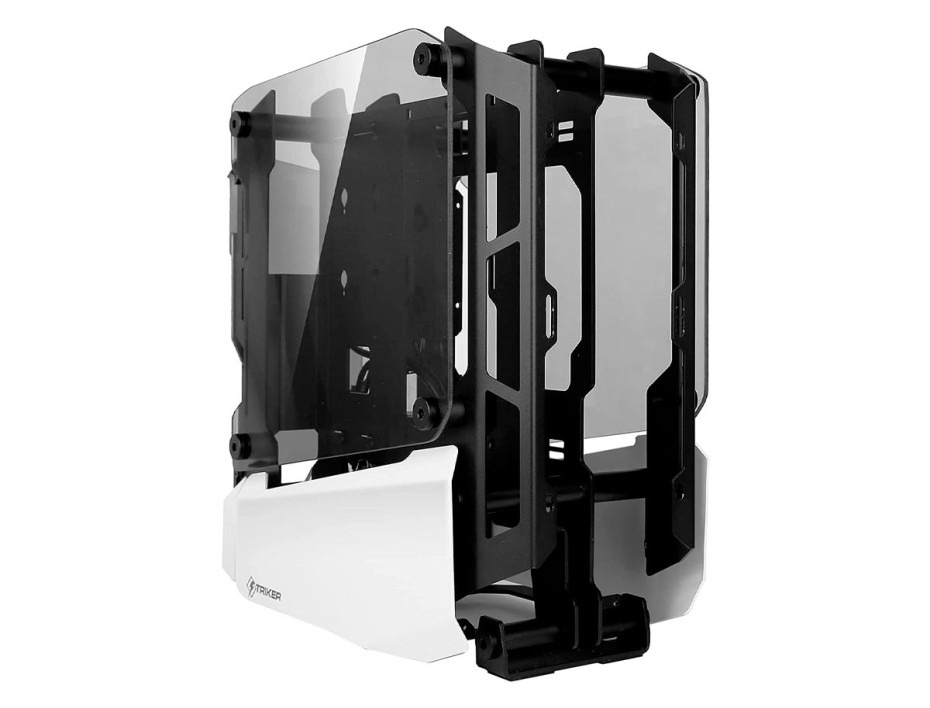 Case Antec Striker Gaming S/fuente (0-761345-80032-7) Paneles De Vidrio, Blanco Con Negro