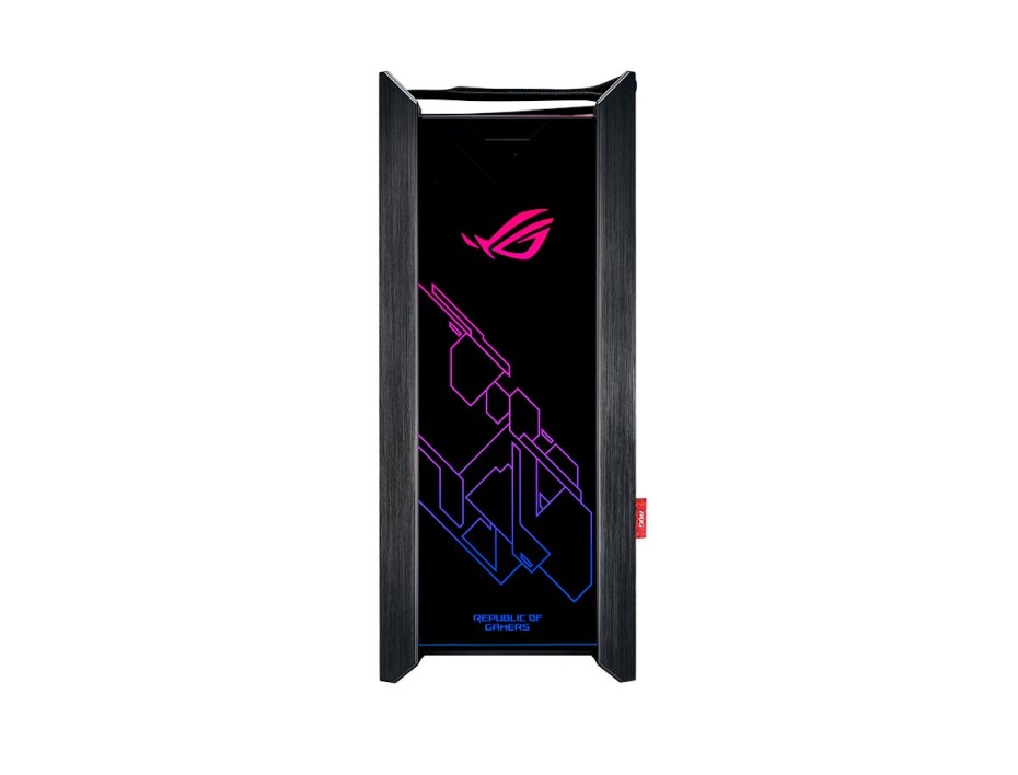 Case Asus Rog Strix Helios Gx601 S/fuente (90dc0020-b38000) Paneles De Vidrio, 4 Ventiladores, Negro