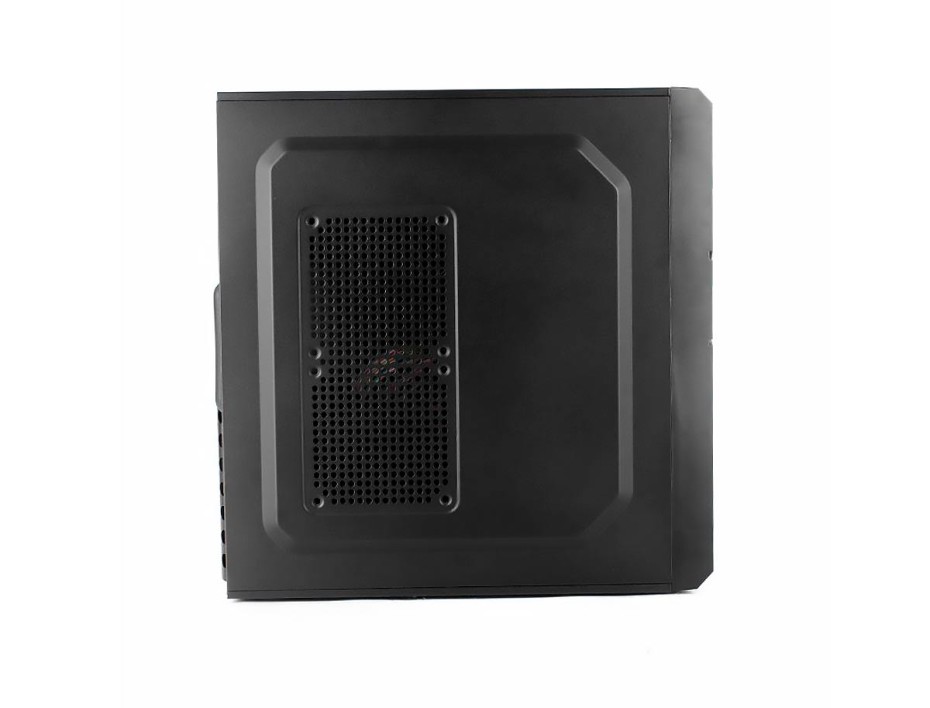 Case Halion Scorpion Fuente 400w (5906br) 1 Ventilador, Led Rojo, Negro Con Rojo