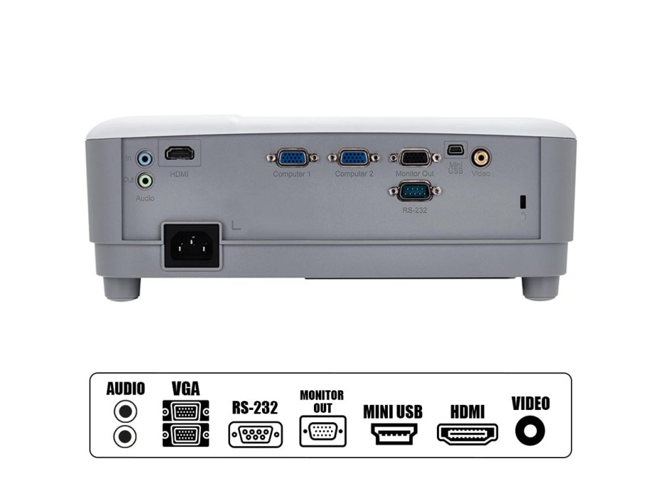 Proyector Viewsonic Pa503x - Xga Dlp 3800lm, 2 Vga - Un Hdmi, Dc3 (pa503x)