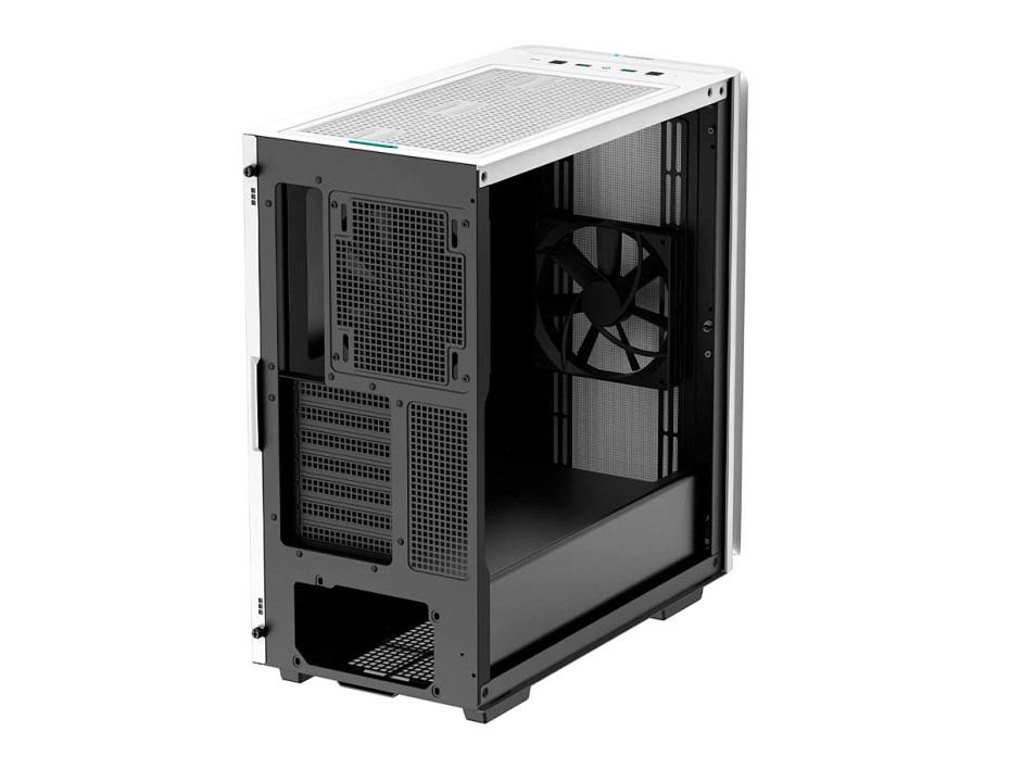 Case Deepcool Ck500 Wh S/fuente (r-ck500-whnne2-g-1) Panel De Vidrio, 2 Ventiladores, Blanco