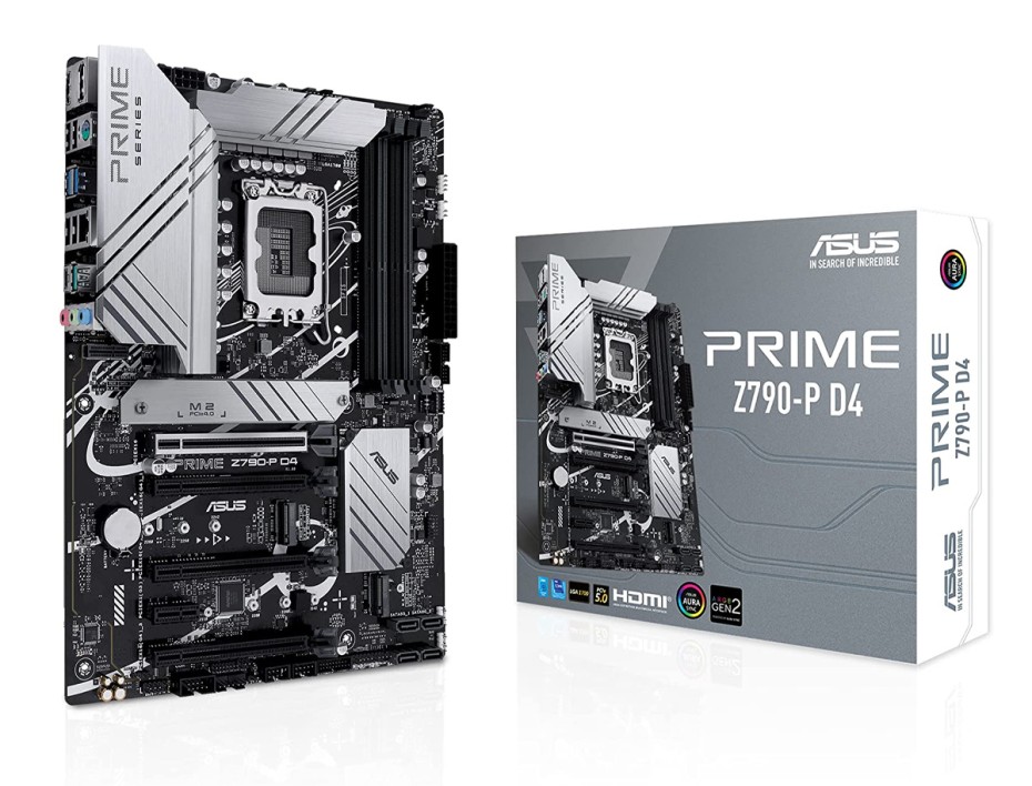 PLACA MADRE ASUS Z790-P PRIME D4 (90MB1CVD-M0EAY0) SOCKET LGA 1700 | RAM DDR4 BUSS 5333OC MHZ | 13VA, 12VA GEN