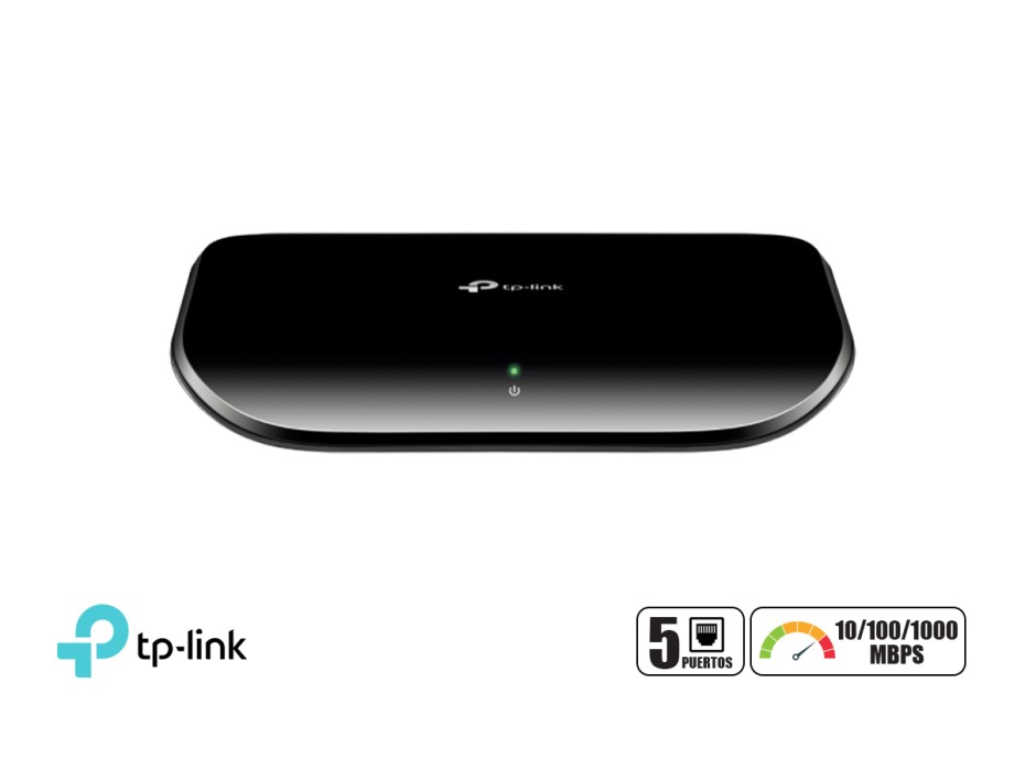 Switch Tp-link 5 Puertos ( Tl-sg1005d ) 10/100/1000 Mbps