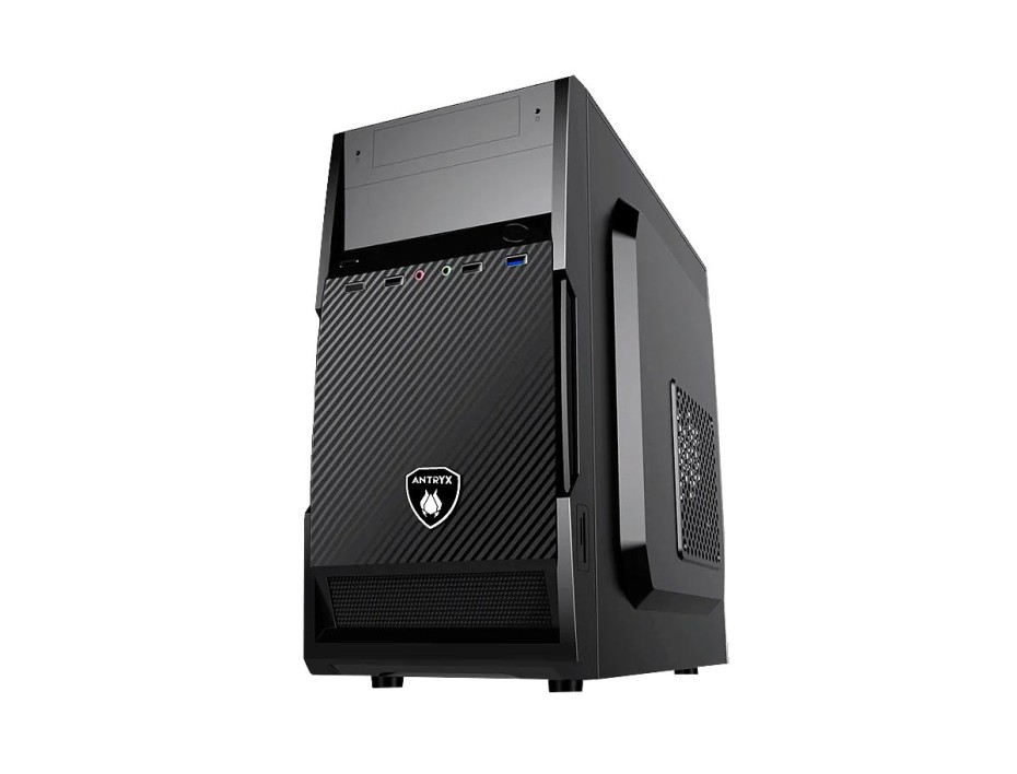 Case Antryx Elegant 570m Fuente 350w (ac-e570m-350cp) 1 Ventilador, Negro