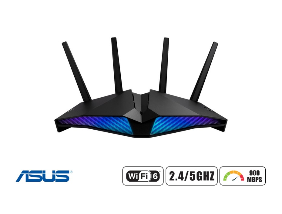 ROUTER GAMING ASUS AX5400 ( RT-AX82U ) | GUNDAM EDITION | DUAL BAND | 2.4GHZ / 5GHZ | WIFI 6 | 4 ANTENAS